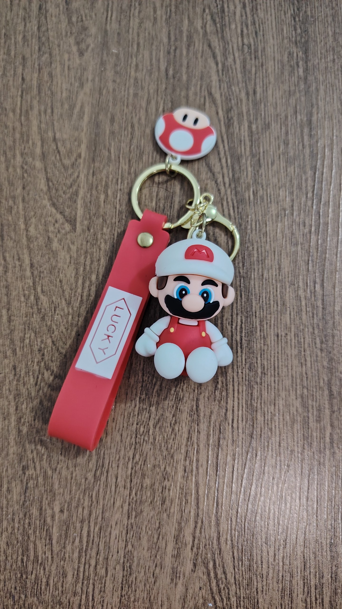 Llavero Mario Flor de Fuego